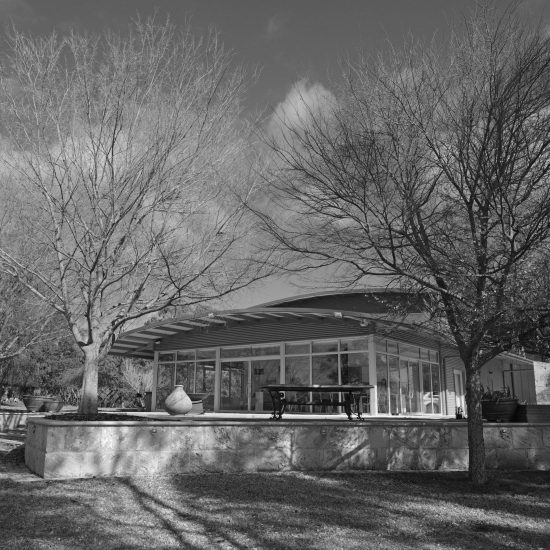 Monteperle Cellar Door Monteperle wines cellar door modern architectural design featuring black and white elements